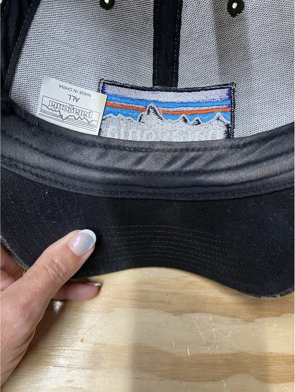 Patagonia Camouflage Trucker Hat Cap Outdoor Mesh Snapback Used
